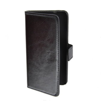 Slim Wallet book case flip hoesje - Samsung Galaxy Core 2 SM-G355H - Wallet Book Case / cover Y2 - Zwart