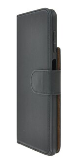 Samsung Galaxy A53 5G Hoesje - Bookcase - Samsung A53 5G Hoesje Book Case Wallet Echt Leer Zwart Cover