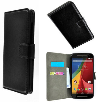 Motorola-moto-e-2015-wallet-bookcase-zwart