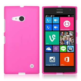 Nokia,lumia,735,slicone,case,roze