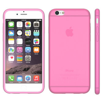iphone,6s,plus,hoesje,slicone,case,roze
