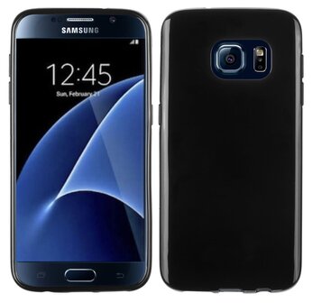 Samsung Galaxy S7 silicone case hoesje Zwart