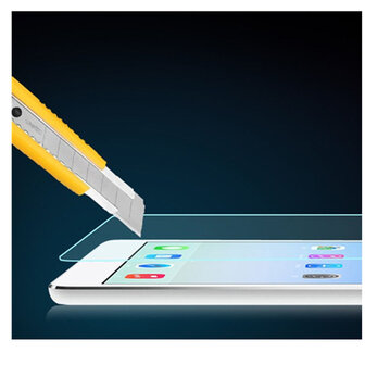 Apple iPad Mini 3 Tempered Glass   Glazen Screenprotector 2.5D 9H