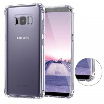 lijst computer vastleggen Transparant tpu backcover hoesje voor Samsung Galaxy S8 met versterkte hoeken - Telecomhuis.nl lijst computer vastleggen Transparant tpu backcover hoesje voor Samsung Galaxy S8 met versterkte hoeken - Telecomhuis.nl