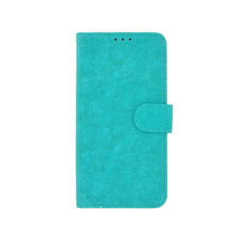 Pearlycase Hoes Wallet Book Case Turquoise voor Samsung Galaxy A10