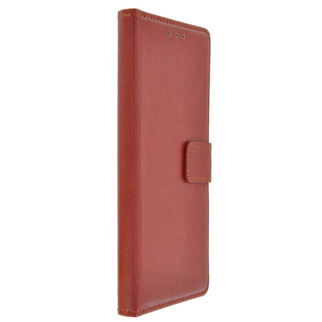 Pearlycase Hoes Wallet Book Case Bruin voor Sony Xperia 5