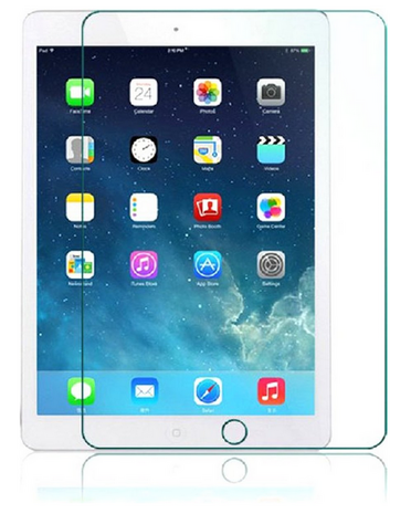iPad 10.2 (2019) Hoes Pearlycase.. Kunstleder Hoesje 360° Draaibare Book Case Bescherm Cover Hoes Turquoise + Screenprotector Tempered Glass