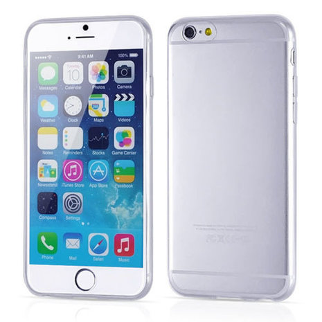 Apple iPhone 6 - TPU Silicone Case cover/ Hoesje - Transparant