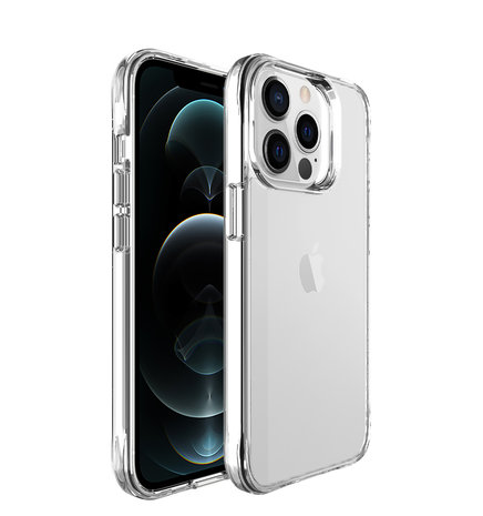 iPhone 13 Pro Hoesje - iPhone 13 Pro Screenprotector - iPhone 13 Pro Hoesje Transparant Siliconen Case + Screenprotector