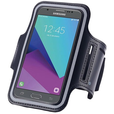 Samsung-Galaxy-J7-2016-Sportarmband-Hardloopband-Zwart