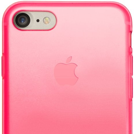 Roze-transparant-tpu-siliconen-hoesje-voor-iPhone-8