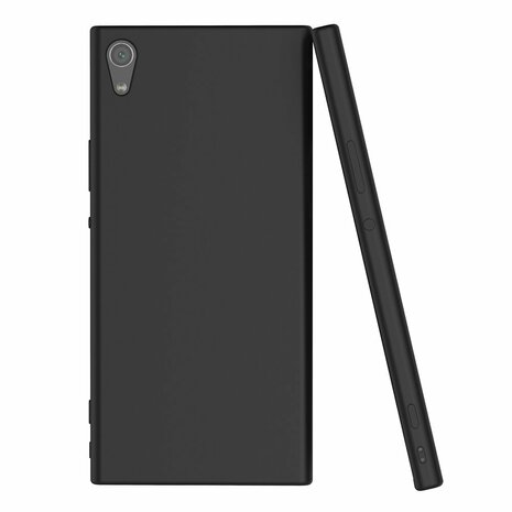 Zwart-Hoesje-Tpu-Siliconen-Case-voor-Sony-Xperia-XA1-Plus