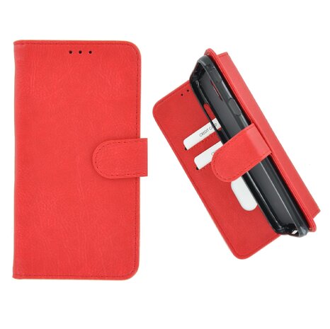 Samsung Galaxy S10 Wallet Bookcase hoesje rood