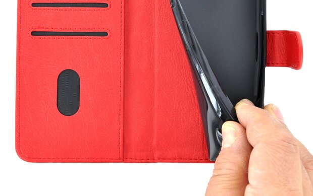 Samsung Galaxy S10 Wallet Bookcase hoesje rood 4