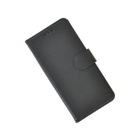 Pearlycase Hoes Wallet Book Case Zwart voor Sony Xperia XA3