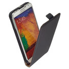 Samsung-N750-Galaxy-Note-3-Neo-Lederlook-Flip-case-hoesje-Zwart