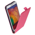 Pearlycase-Lederlook-Flip-case-klap-hoesje-cover-Samsung-N750-Galaxy-Note-3-Neo-Lederlook-Flip-case-hoesje-Roze
