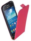 Samsung-Galaxy-Core-Plus-G3500---Leder--Flip-case-cover-hoesje-Roze