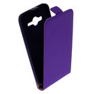 Samsung-Galaxy-Core-2-SM-G355H--Leder--Flip-case-cover-hoesje-Paars