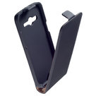 Pearlycase-Zwart-Lederlook-Flip-case-hoesje-cover-klap-hoesje-cover-Samsung-Galaxy-Core-LTE-G386F-Lederlook-Flip-case-klap-hoesje-cover