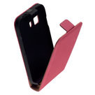 Pearlycase-Lederlook-Flip-case-Samsung-S7560-Galaxy-Trend-hoesje-Roze