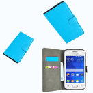 Samsung,galaxy,young,2,book,style,wallet,case,turquoise