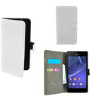 Slim-wallet-book-case-flip-hoesje-Sony-Xperia-E3-D2203--hoesje-Wallet-Book-Case-cover-Slim-Wit