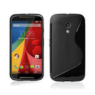 Motorola Moto E 2015 Slicone hoesje zwart