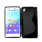 Sony-xperia-M4-aqua-slicone-case-zwart