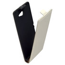 Sony,xperia,m2,aqua,leder,flip,case,wit