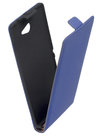 Sony,xperia,m2,aqua,leder,flip,case,blauw