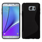 Samsung,galaxy,note,5,hoesje,slicone,case,zwart