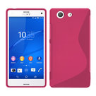 Sony,xperia,z3,compact,hoesje,slicone,case,roze