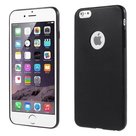 iphone,6s,plus,hoesje,slicone,case,zwart
