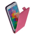 Samsung,galaxy,s5,neo,leder,flip,case,roze