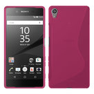 Sony xperia z5 z5 dual tpu hoesje slicone case roze