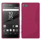 Sony xperia z5 compact tpu hoesje slicone case roze