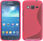 Samsung Galaxy Core Prime ve Slicone Hoesje roze