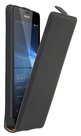 Microsoft-lumia-950-940-lederlook-flip-case-hoesje-zwart