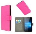 Microsoft,Lumia,950,XL,hoesje,book,style,wallet,case,roze