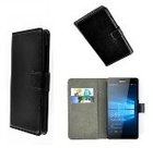 Microsoft,Lumia,950,hoesje,book,style,wallet,case,zwart