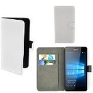 Microsoft,Lumia,950,hoesje,book,style,wallet,case,wit