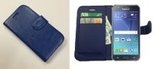 Samsung,galaxy,J5,hoesje,book,style,wallet,case,blauw