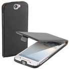 Htc,one,A9,hoesje,lederlook,flip,case,zwart