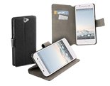 Htc,One,A9,hoesje,book,style,wallet,case,zwart