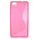 Huawei,shot,x,hoesje,silicone,case,roze