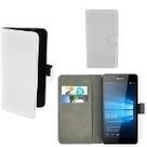 Microsoft,Lumia,550,hoesje,book,style,wallet,case,wit