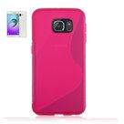 Samsung,galaxy,A5,2016,hoesje,silicone,case,roze