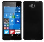 Microsoft,lumia,650,hoesje,silicone,case,zwart