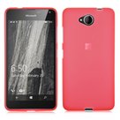 Microsoft,lumia,650,hoesje,silicone,case,roze